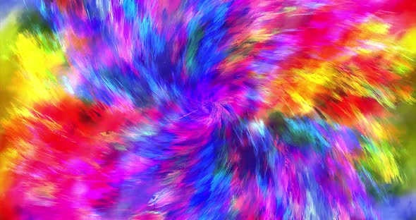 Abstract rainbow colors twirling background