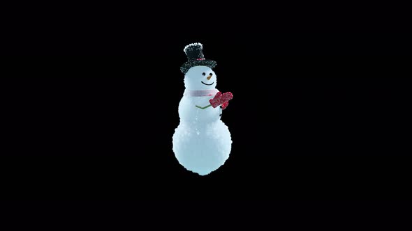 Snowman Dancing 4K alt