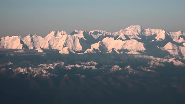 Peak Communism Summit in Pamir Mountains Range alt