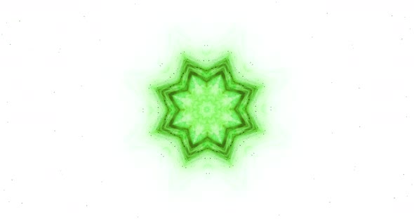 Kaleidoscopic visual effect for a DJ background. Music background. Abstract flower that changes its