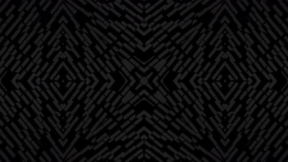 Abstract Symmetrical Composition 3d Elements Light Up Like Bulbs with Multicolor Neon Light alt