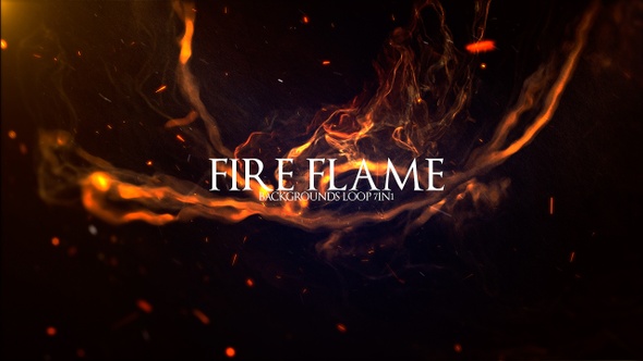 Fire Flame Backgrounds Loop 7in1