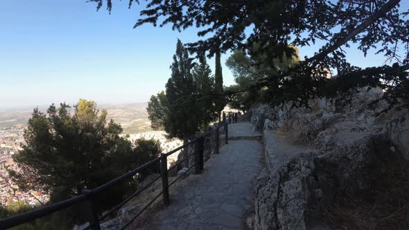 Castillo de Jaen, Spain Jaen's Castle Flying and ground shoots from this medieval castle on afterno alt