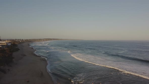 aerial approaching shot of north entrance beach alt