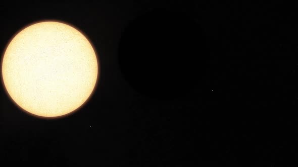 Underexposed Solar Eclipse alt