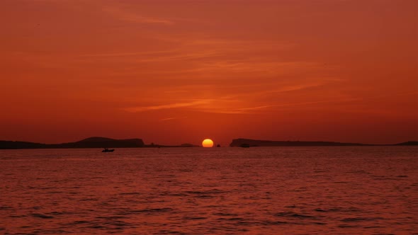 Sun Melting into Horizon alt