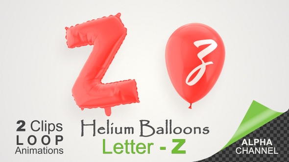 Balloons With Letter – Z
