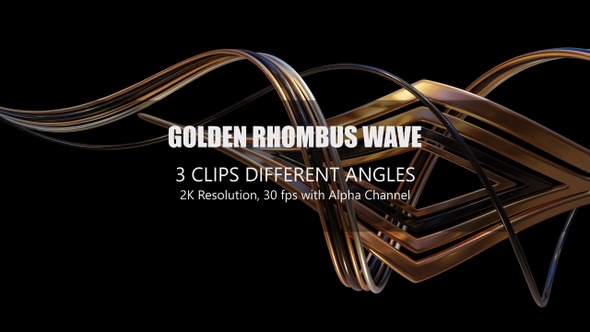 Golden Rhombus Wave