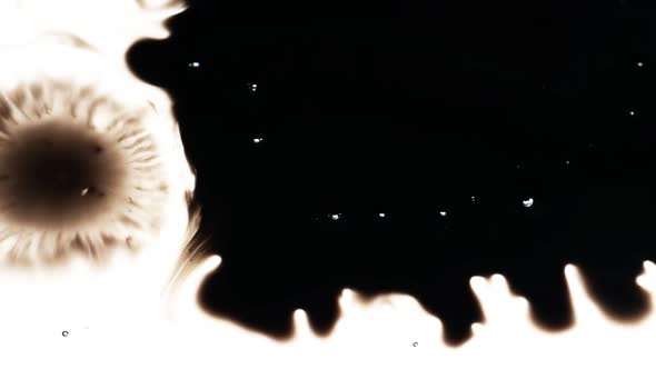 Ink blot pattern in different designs alt