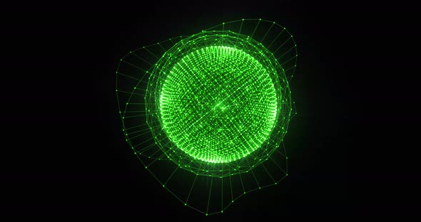 Global network world map digital artificial intelligence Ai technology Data cloud 5G green alt