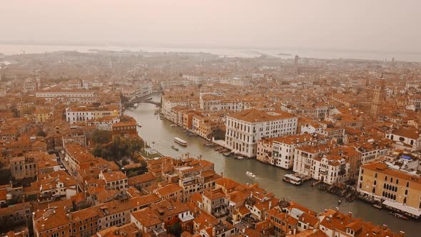 Aerial View of Venice Italy alt