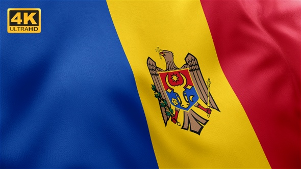 Moldova Flag - 4K alt
