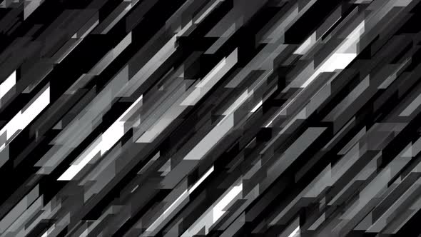 Dark Grey Geometric Tech Abstract Shapes