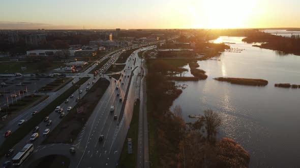 Highway and the sunset alt