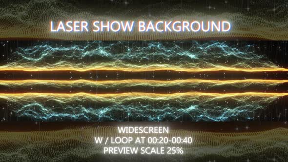 Neon Orange Laser Stage Background alt