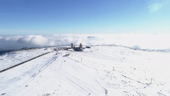 Mountain Snow. Serra da Estrela, Portugal alt