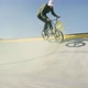 Man Riding Bmx Bicycle on Bowl at City Skate Park - VideoHive Item for Sale