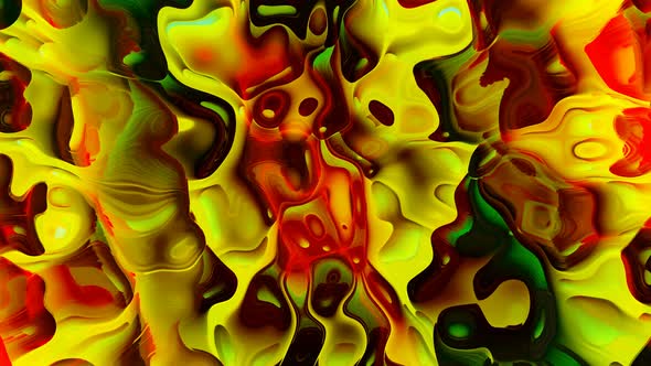 Abstract Background Black Green Red Ink Liquid Animation alt