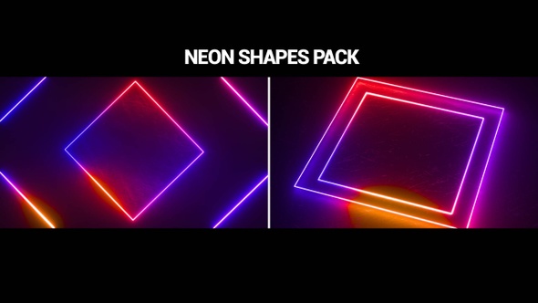 Neon Shapes Pack