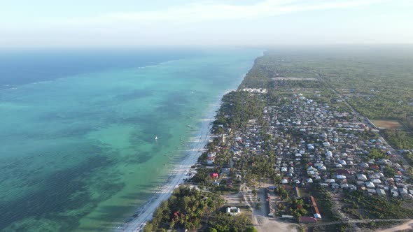Ocean Landscape Near the Coast of Zanzibar Tanzania alt