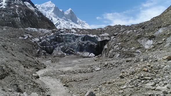 River Ganges Originate Place Gaumukh .