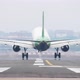 Mid-size Plane is Landing on the Runway - VideoHive Item for Sale