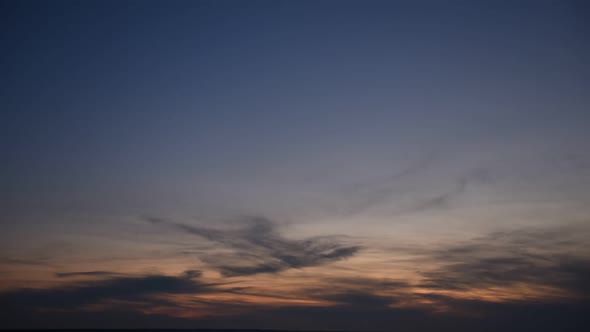 Time lapse of tranquil sunset alt