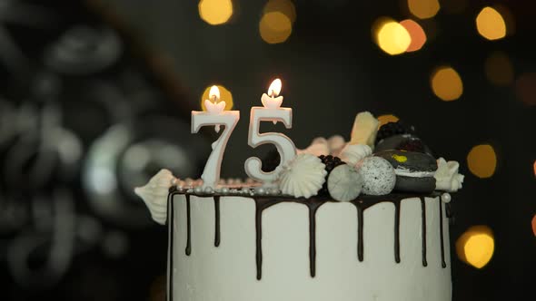 75th Birthday Cake. alt