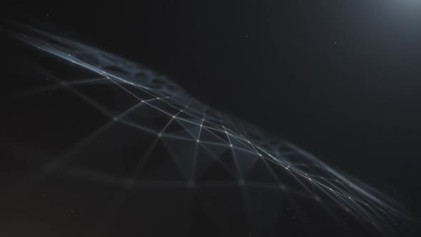 Plexus Abstract Network With Particles alt