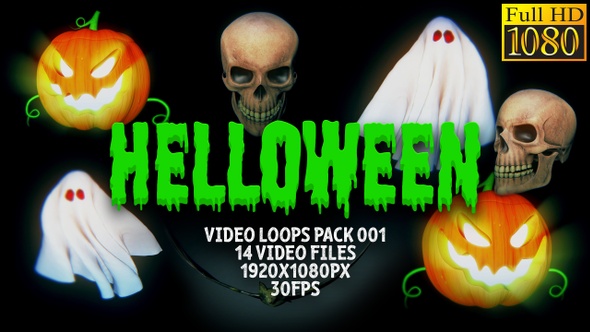 Helloween Video Loops Pack 001 alt