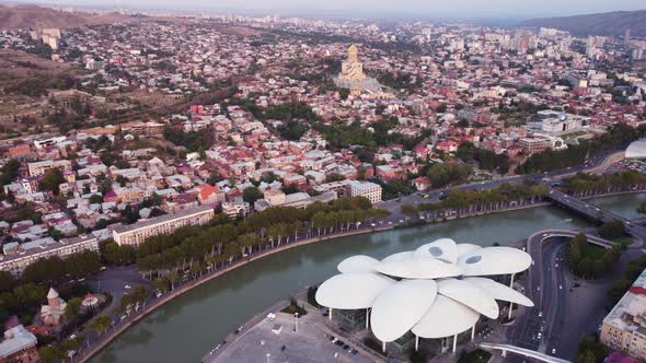 Buildings And River In The City