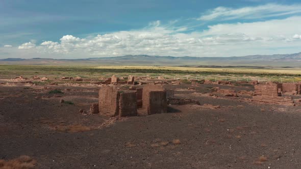 Ruins of an Ancient Buddhist Monastery in Mongolia