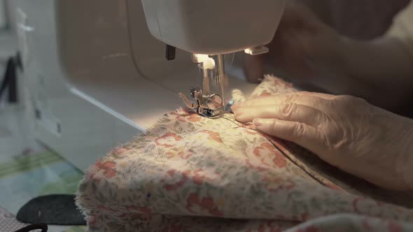 Work On The Sewing Machine