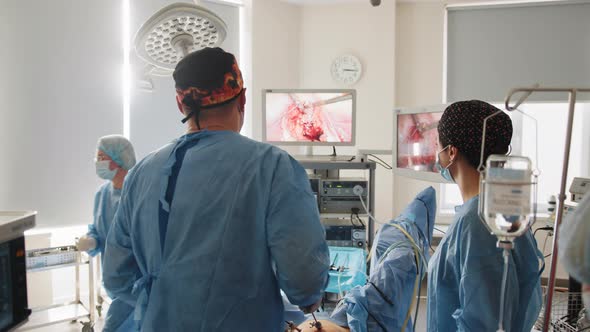 Operation Using Laparoscopic Equipment alt