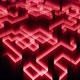 4k Red Neon Labyrinth - VideoHive Item for Sale
