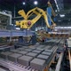 Modern Factory Industrial Equipment Is Relocating Bricks Onto the Conveyor - VideoHive Item for Sale