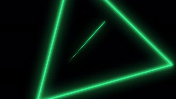 Abstract background with neon triangles alt
