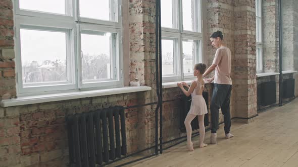 Little Girl At Ballet Class alt