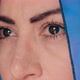Black-eyed woman in headscarf  - VideoHive Item for Sale