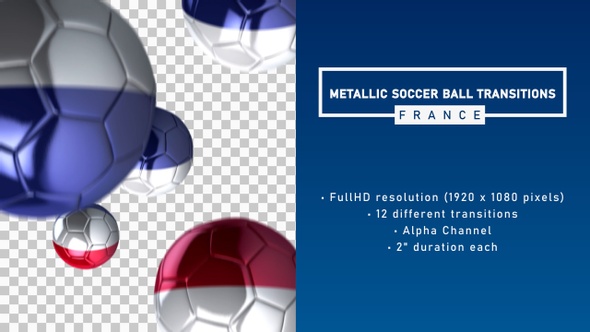 Metallic Soccer Ball Transitions - France