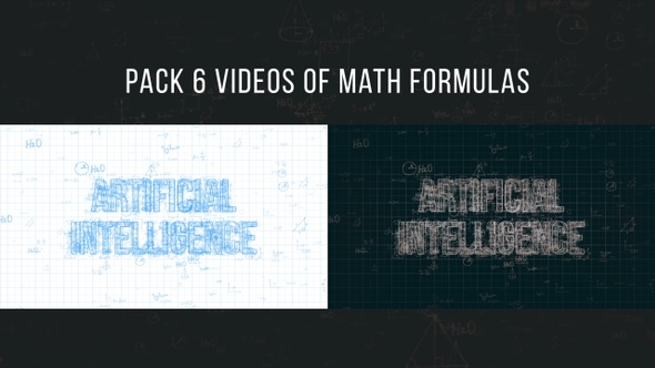 Pack 6 Videos of Math Formulas HD