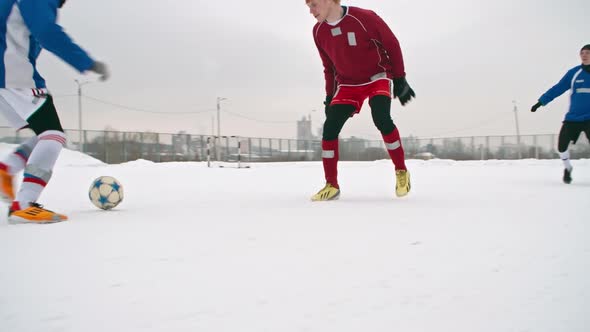 Winter Soccer Match alt