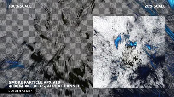 Smoke Particle Vfx 10 - 4000x4000, Alpha alt