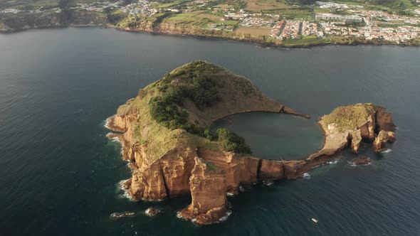 Islet of Vila Franca Do Campo Washing By Atlantic Ocean Near Sao Miguel Island alt