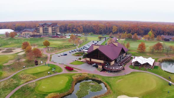 Building Autumn Aerial Photography Nature