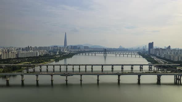 Han River East Seoul Hyper Lapse 4k30p