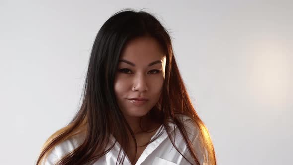 Stylish Asian Woman Elegant Beauty Trend Look alt