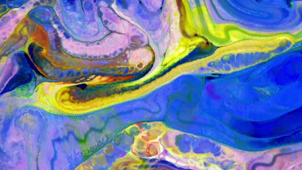 Abstract Colorful Sacral Liquid Waves Texture 37 alt