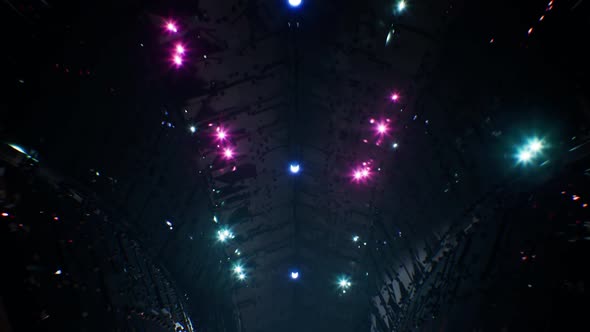 Cyberpunk Shiny Space Tunnel 4K Loop alt