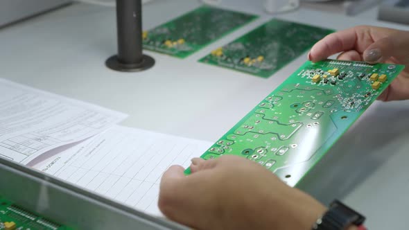 Manufacture of Printed Circuit Boards at the Factory